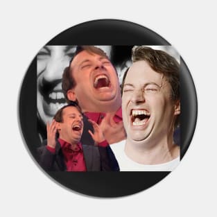 David Mitchell Hysterical Laugh Pin