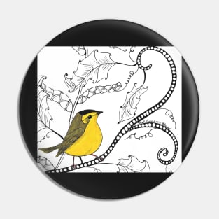 Wilson's Warbler Pin