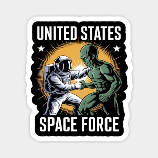 United States Space Force - Funny Space Lover & UFO Alien Magnet