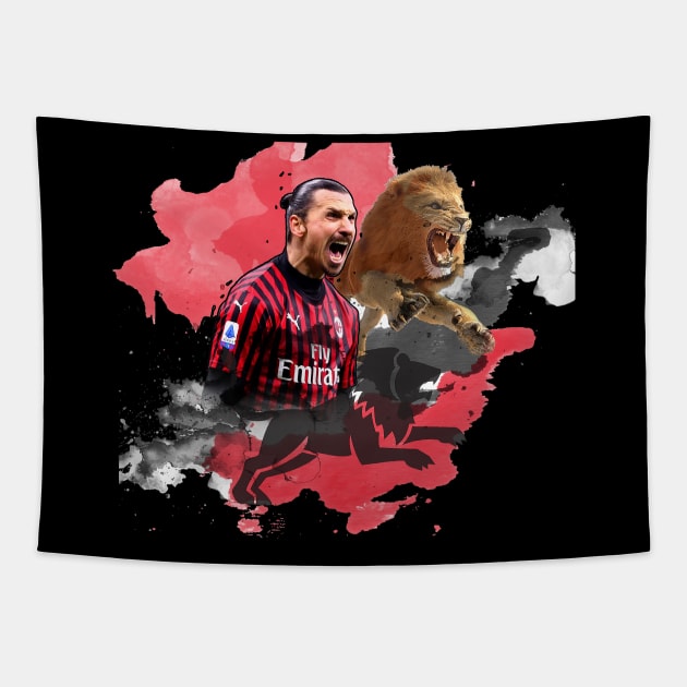 Lion Ibrahimovic Tapestry by Prelude