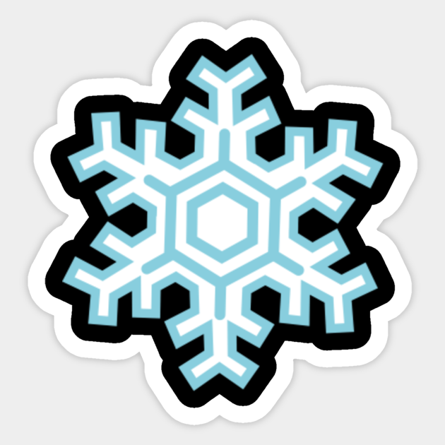 snowflake sticker!! snowflake sticker!!