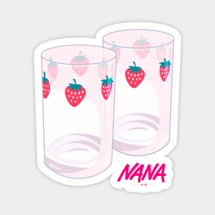 Nana Strawberry Glasses Magnet