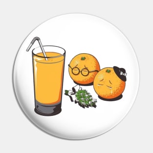 dead orange funny Pin