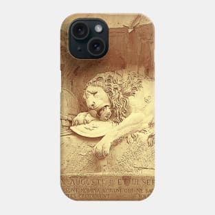 Dying Lion of Luzern - Löwendenkmal Phone Case