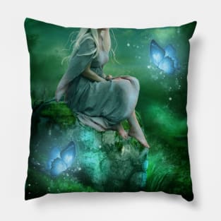 Butterfly glowing Pillow