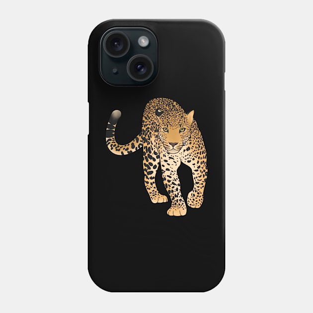 Leopard Cat, Love Big Cats Phone Case by dukito
