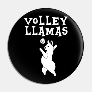 Volley Llamas Funny T-shirt For Boys Girls Pin