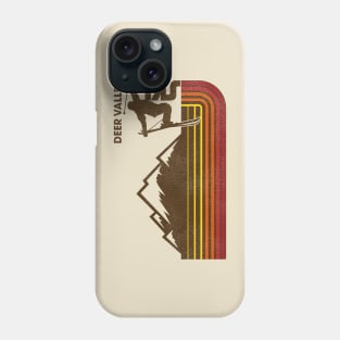 Ski Deer Valley 70S Retro Stripe Phone Case