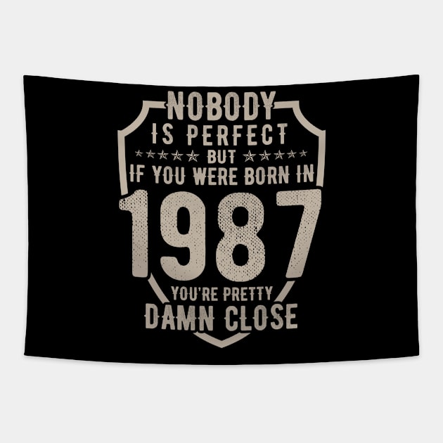 1987 Limited Edition 33 Years of Being Awesome Tapestry by mo designs 95