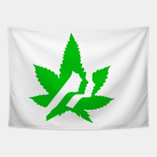 GSC Pot Leaf Logo Tapestry