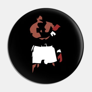 Muhammad Ali Abstract Iconic Pose Pin