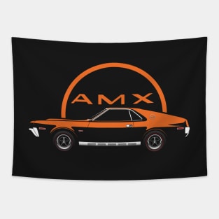 Big Bad Orange 1970 AMX Tapestry
