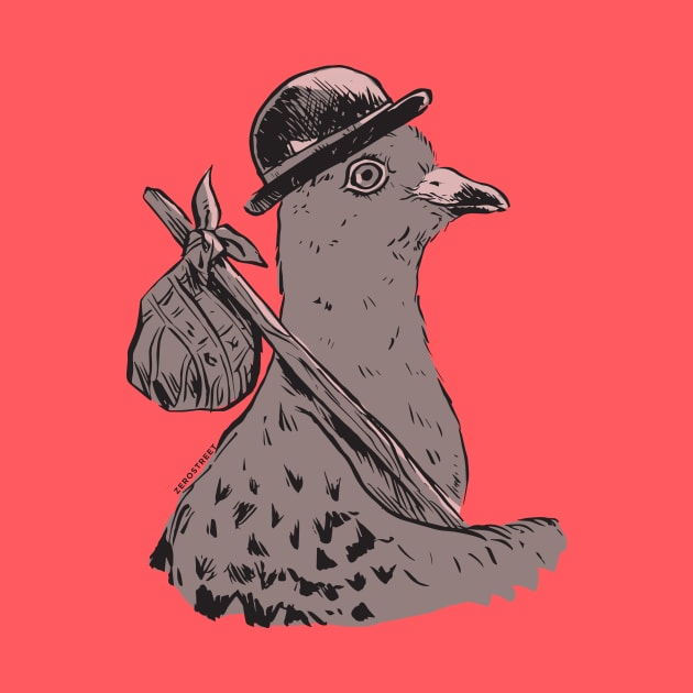 Hobo Pigeon by zerostreet