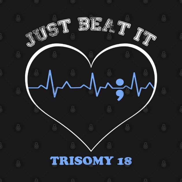 Trisomy 18 Awareness Just Beat It Heartbeat by KHANH HUYEN