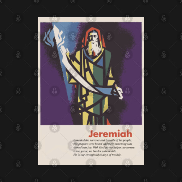 Discover JEREMIAH Bible Quote Christian Spiritual T-Shirt Coffee Mug Gift Hoodie Sticker Apparel - Jeremiah - T-Shirt