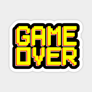 game over gamer games Magnet