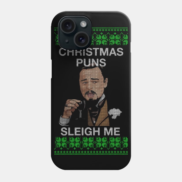Christmas Puns Phone Case by geekingoutfitters
