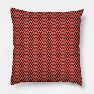 Red and Red Pillow