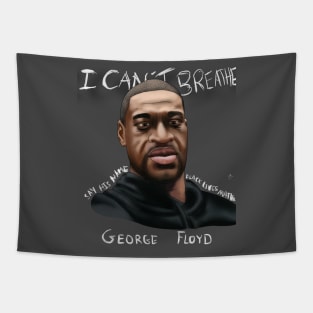 In Loving Memory of George Floyd Tapestry