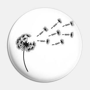 8647-Feminist-Floral-Anti-Fascism Pin