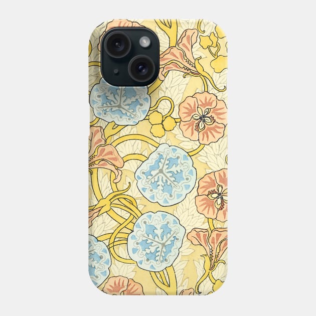 Nasturtium by Eugene Grasset Phone Case by This and That Designs