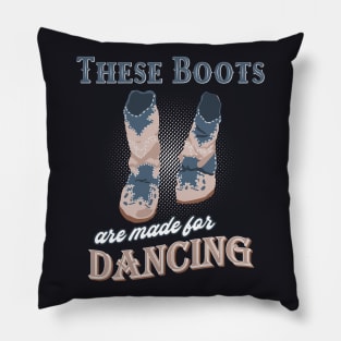 Western Boots Linedance Pillow