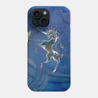 Wonderful unicorn with fairy Phone Case