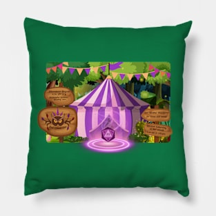 Owl Wood Fair v.2 Pillow