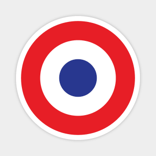 Iconic French Mod culture target roundel 1960's Scooter emblem Magnet