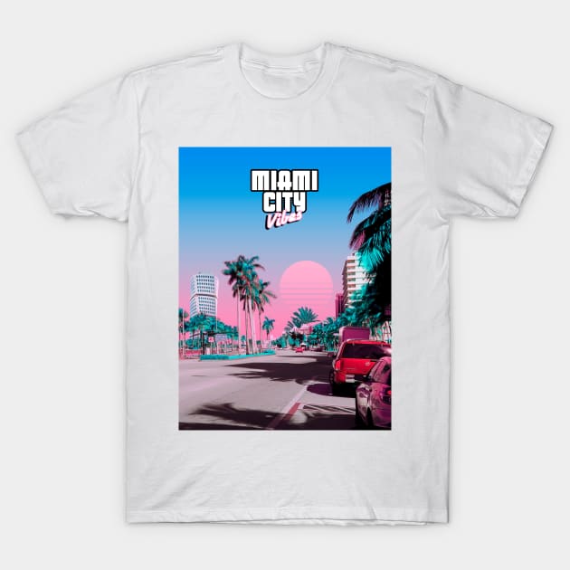 Miami Vice - 80's Love T-Shirt Size S