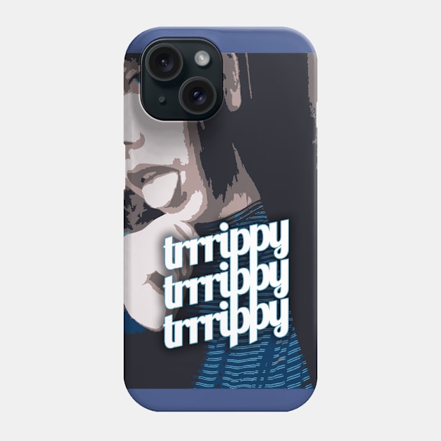 TRRRIPPY - Blue Tongue Phone Case by circlenline