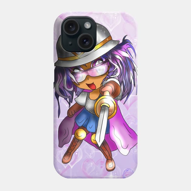 chibi knight in shining armor Phone Case by cuisinecat