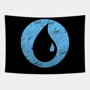 Blue-Mana-Logo-Magic-The-Gathering-Vintage Tapestry