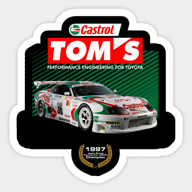 Tom S Supra Jgtc Legend Toms Supra Jgtc Legend Jdm Sticker