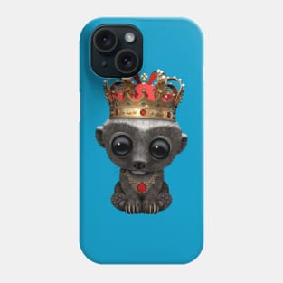 Cute Royal Honey Badger Wearing Crown Phone Case