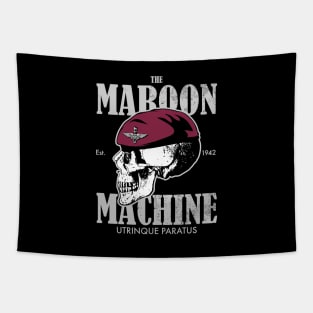 The Maroon Machine - Parachute Regiment (distressed) Tapestry