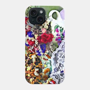 Dried Flowers in Teacups Phone Case