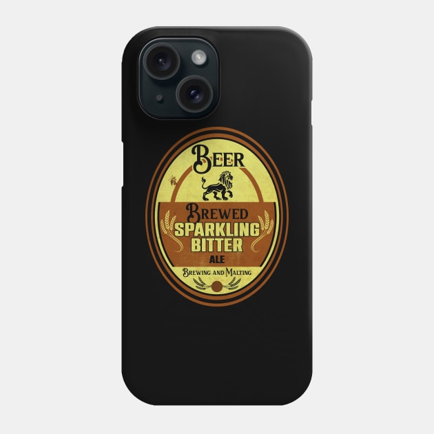 Beer Brewer Vintage Label Phone Case by CTShirts