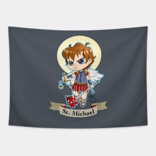 Chibi St. Michael Tapestry