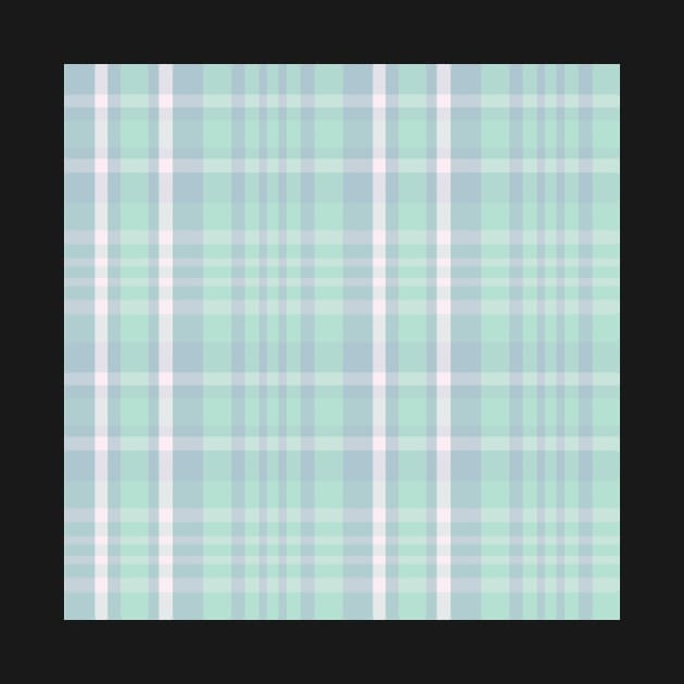 Pastel Aesthetic Sorcha 1 Hand Drawn Textured Plaid Pattern by GenAumonier