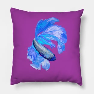 Siamese fighting fish Pillow