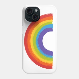 LGBT rainbow. Symbol lgbt culture. Colour icon LGBT flag. Phone Case