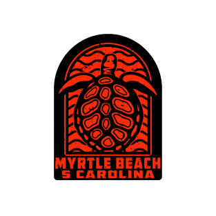 Myrtle Beach South Carolina Beach Sea Turtle T-Shirt