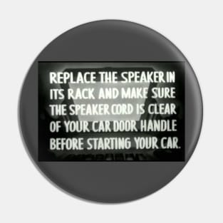 Drive In RETURN SPEAKER Pin