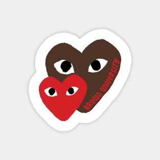 Copy of bru hearts Magnet