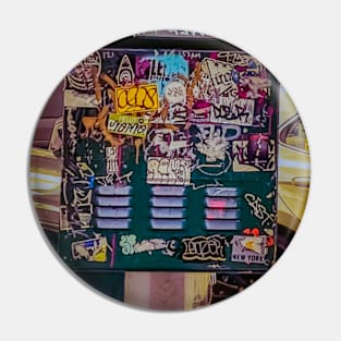 Street Pop Art NYC Graffiti Stickers Tags Pin