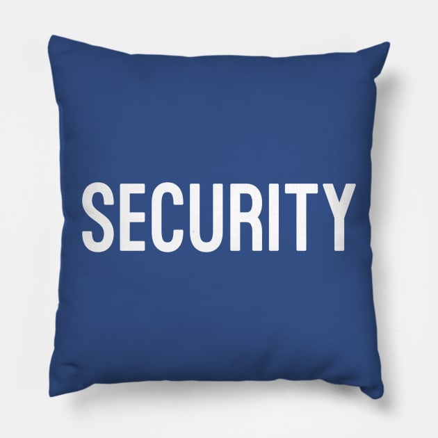 Security (White) Pillow by Vandalay Industries
