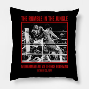 The Rumble in the Jungle Pillow