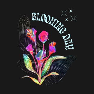 Blooming Daydreams: Colorful Flowers in Full Bloom T-Shirt