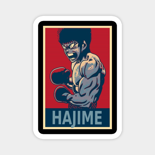 Hajime No Ippo Boxing Anime Magnet by DesignArchitect